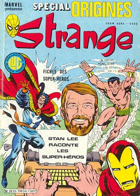 couverture, jaquette Strange Special Origines 166 Kiosque (1981 - 1988) (Lug) Comics