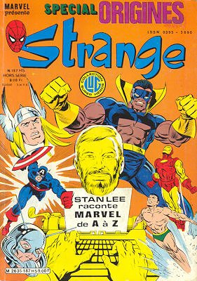 couverture, jaquette Strange Special Origines 187 Kiosque (1981 - 1988) (Lug) Comics