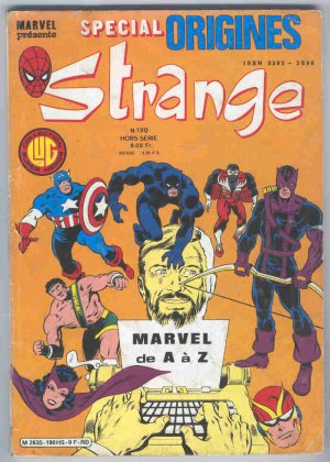 couverture, jaquette Strange Special Origines 190 Kiosque (1981 - 1988) (Lug) Comics