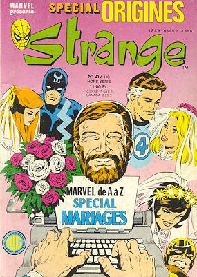 couverture, jaquette Strange Special Origines 217 Kiosque (1981 - 1988) (Lug) Comics
