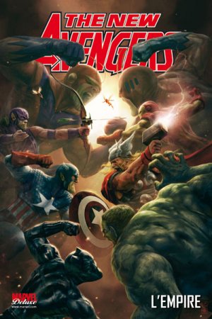 couverture, jaquette New Avengers 5  - L'empireTPB Hardcover - Marvel Deluxe V1 - Issues V1 (Panini Comics) Comics