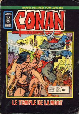 couverture, jaquette Conan 1  - Le temple de la mortKiosque (1977 - 1978) (Artima) Comics