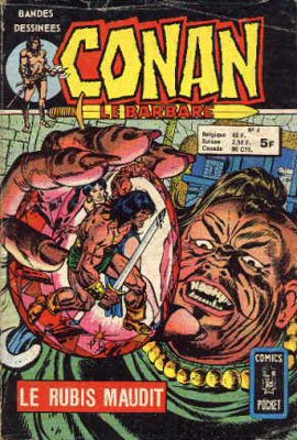 couverture, jaquette Conan 4  - Le rubis mauditKiosque (1977 - 1978) (Artima) Comics