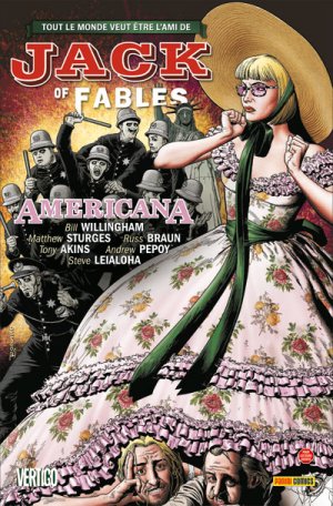 couverture, jaquette Jack of Fables 4  - AmericanaTPB Hardcover - 100% Vertigo (2009 - 2011) (Panini Comics) Comics