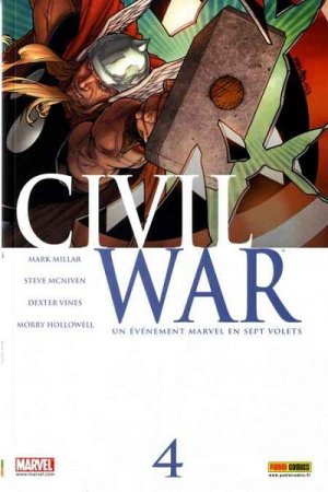 couverture, jaquette Civil War 4 Kiosque (2007) (Panini Comics) Comics