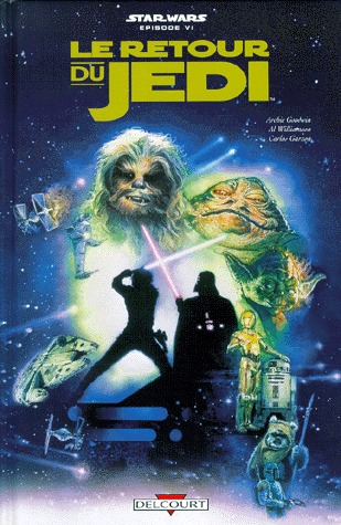 couverture, jaquette Star Wars 6  - Episode VI - Le retour du JediTPB hardcover (cartonnée) - simple (Saga Cinématog (delcourt bd) Comics