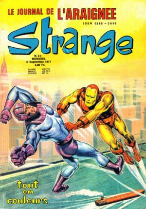 couverture, jaquette Strange 93  - 93Kiosque (1970 - 1988) (Lug) Comics
