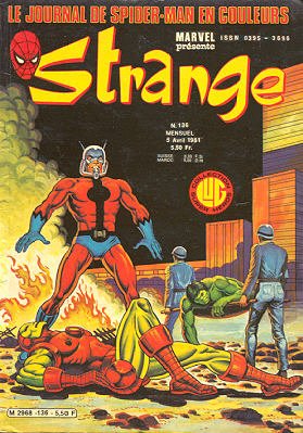 couverture, jaquette Strange 136  - 136Kiosque (1970 - 1988) (Lug) Comics