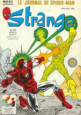 couverture, jaquette Strange 216  - 216Kiosque (1970 - 1988) (Lug) Comics