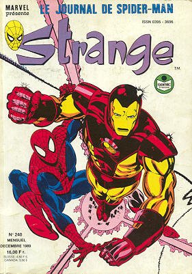 couverture, jaquette Strange 240  - 240Kiosque Suite (1989 - 1998) (SEMIC BD) Comics