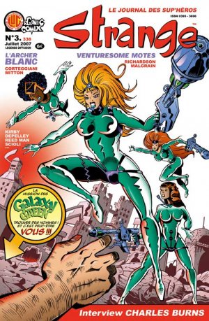 couverture, jaquette Strange 3 Kiosque V2 (2007 - 2011) (Organic Comix) Comics