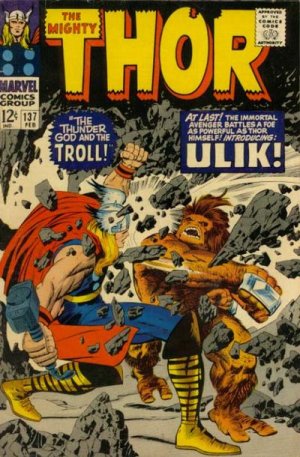 couverture, jaquette Thor 137  - The Thunder God and the Troll! Issues V1 (1966 à 1996) (Marvel) Comics