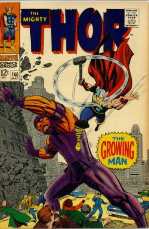 couverture, jaquette Thor 140  - The Growing ManIssues V1 (1966 à 1996) (Marvel) Comics