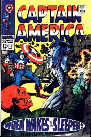 couverture, jaquette Captain America 101  - When Wakes the Sleeper!Issues V1 (1968 - 1996) (Marvel) Comics