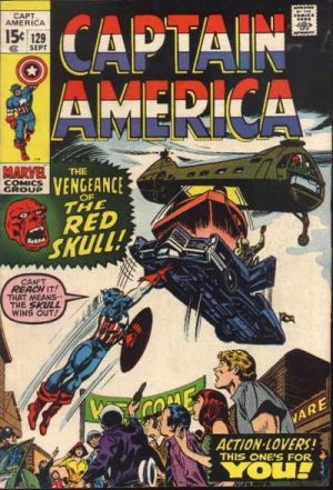 couverture, jaquette Captain America 129  - The Vengeance of the Red SkullIssues V1 (1968 - 1996) (Marvel) Comics