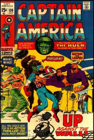 couverture, jaquette Captain America 130  - Up Against the Wall!Issues V1 (1968 - 1996) (Marvel) Comics