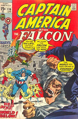 couverture, jaquette Captain America 136  - The World BelowIssues V1 (1968 - 1996) (Marvel) Comics