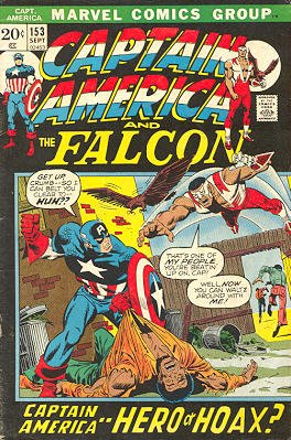 couverture, jaquette Captain America 153  - Captain America -- Hero or Hoax?Issues V1 (1968 - 1996) (Marvel) Comics