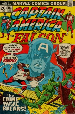couverture, jaquette Captain America 158  - The Crime Wave Breaks!Issues V1 (1968 - 1996) (Marvel) Comics