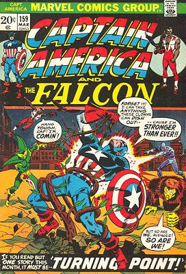 couverture, jaquette Captain America 159  - Turning Point!Issues V1 (1968 - 1996) (Marvel) Comics