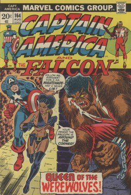 couverture, jaquette Captain America 164  - Queen of the Werewolves!Issues V1 (1968 - 1996) (Marvel) Comics