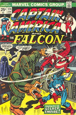 couverture, jaquette Captain America 174  - It's Always Darkest!Issues V1 (1968 - 1996) (Marvel) Comics