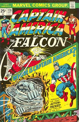 couverture, jaquette Captain America 178  - If The Falcon Should Fall!Issues V1 (1968 - 1996) (Marvel) Comics