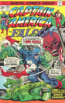 Captain America 185 - Scream The Scarlet Skull!