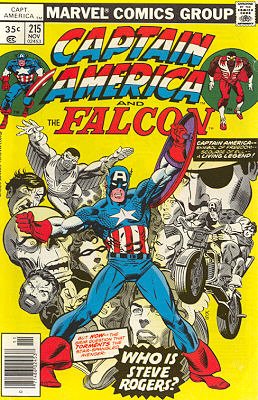 couverture, jaquette Captain America 215  - The Way it REALLY Was!Issues V1 (1968 - 1996) (Marvel) Comics