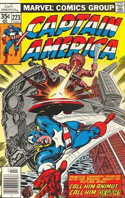couverture, jaquette Captain America 223  - Call Me AnimusIssues V1 (1968 - 1996) (Marvel) Comics