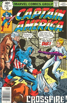 couverture, jaquette Captain America 233  - CrossfireIssues V1 (1968 - 1996) (Marvel) Comics