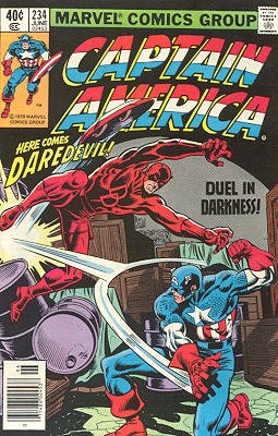 couverture, jaquette Captain America 234  - Burn, Cap, Burn!Issues V1 (1968 - 1996) (Marvel) Comics