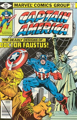 couverture, jaquette Captain America 236  - Death Dive!Issues V1 (1968 - 1996) (Marvel) Comics