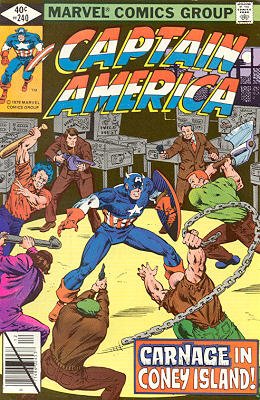 couverture, jaquette Captain America 240  - Gang Wars!Issues V1 (1968 - 1996) (Marvel) Comics