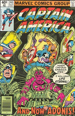couverture, jaquette Captain America 243  - The Lazarus Conspiracy!Issues V1 (1968 - 1996) (Marvel) Comics