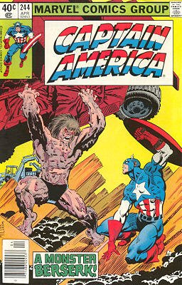 couverture, jaquette Captain America 244  - The Way of All Flesh!Issues V1 (1968 - 1996) (Marvel) Comics