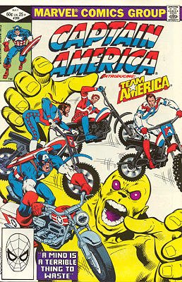 couverture, jaquette Captain America 269  - A Mind is a Terrible Thing to Waste!Issues V1 (1968 - 1996) (Marvel) Comics