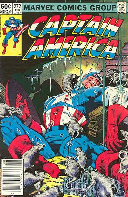 couverture, jaquette Captain America 272  - Mean StreetsIssues V1 (1968 - 1996) (Marvel) Comics