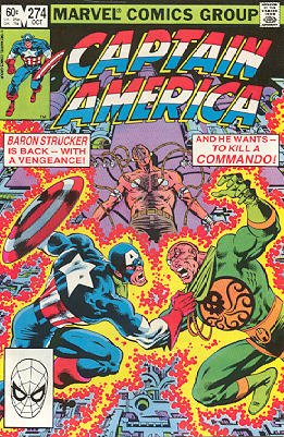 couverture, jaquette Captain America 274  - Death of a Hero!Issues V1 (1968 - 1996) (Marvel) Comics