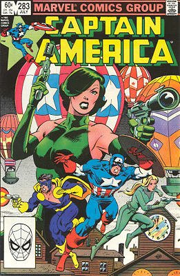 couverture, jaquette Captain America 283  - America the Cursed!Issues V1 (1968 - 1996) (Marvel) Comics