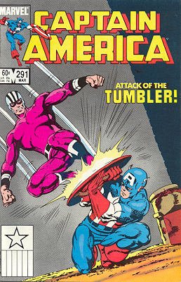 couverture, jaquette Captain America 291  - To Tame a Tumbler!Issues V1 (1968 - 1996) (Marvel) Comics