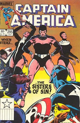 couverture, jaquette Captain America 295  - The Centre Cannot Hold!Issues V1 (1968 - 1996) (Marvel) Comics