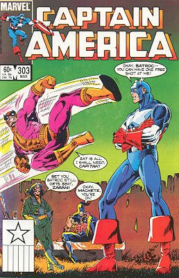 couverture, jaquette Captain America 303  - Double Dare!Issues V1 (1968 - 1996) (Marvel) Comics