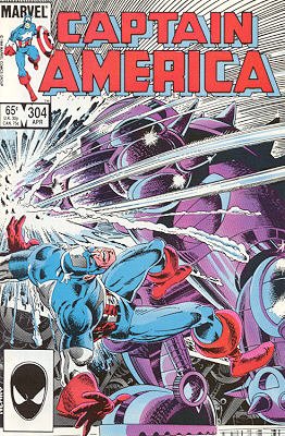 couverture, jaquette Captain America 304  - Undercover of the NightIssues V1 (1968 - 1996) (Marvel) Comics