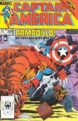 couverture, jaquette Captain America 308  - The Body In QuestionIssues V1 (1968 - 1996) (Marvel) Comics