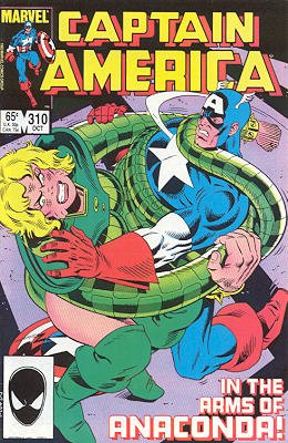 couverture, jaquette Captain America 310  - Serpents of the World Unite!Issues V1 (1968 - 1996) (Marvel) Comics