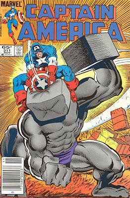 couverture, jaquette Captain America 311  - Working...Issues V1 (1968 - 1996) (Marvel) Comics