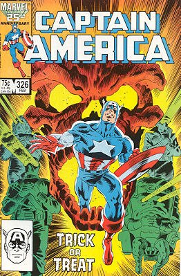couverture, jaquette Captain America 326  - The Haunting of Skull-HouseIssues V1 (1968 - 1996) (Marvel) Comics