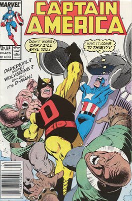 couverture, jaquette Captain America 328  - The Hard Way!Issues V1 (1968 - 1996) (Marvel) Comics
