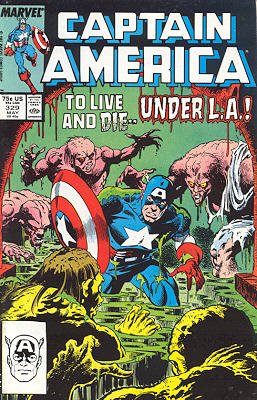 couverture, jaquette Captain America 329  - Movers and MonstersIssues V1 (1968 - 1996) (Marvel) Comics